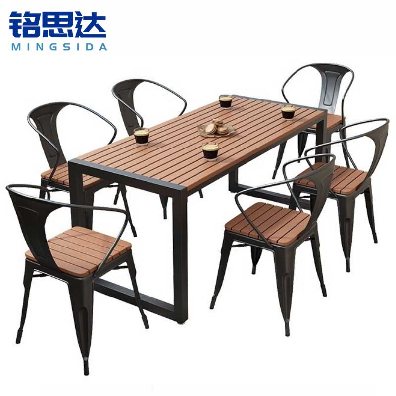 铭思达户外桌椅 一桌六椅120cm套