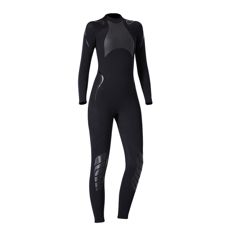 燕舞BD2EF2123206R2F潜水服秋冬季3mm专业潜水服保暖浮潜游泳水母服防寒深潜连体湿衣(计价单位:套)黑色高清大图
