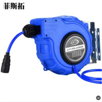 菲斯拓自动伸缩卷管器回收PU夹纱管气鼓风管双层夹纱管106.5 20米