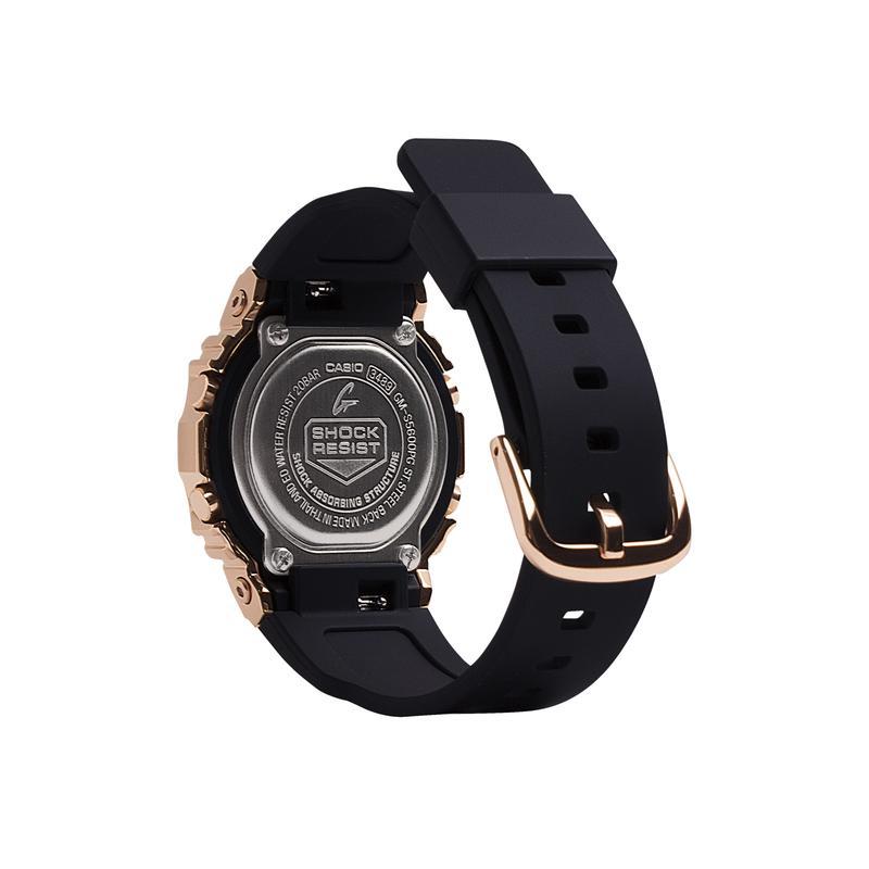 卡西欧(CASIO)GM-S5600PG-1男士石英手表潮流复古金属表带防水电子手表