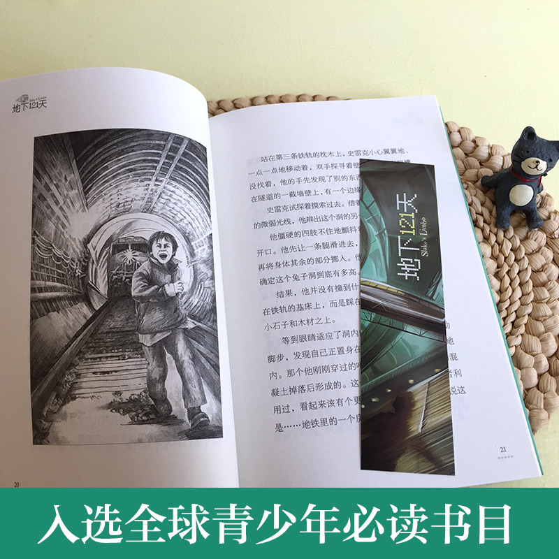 [火爆套装]国际大奖小说-十岁那年&十二岁的旅程 [正版]长青藤 大奖小说系列:地下121天 霍尔曼儿童文学故事书9-1高清大图