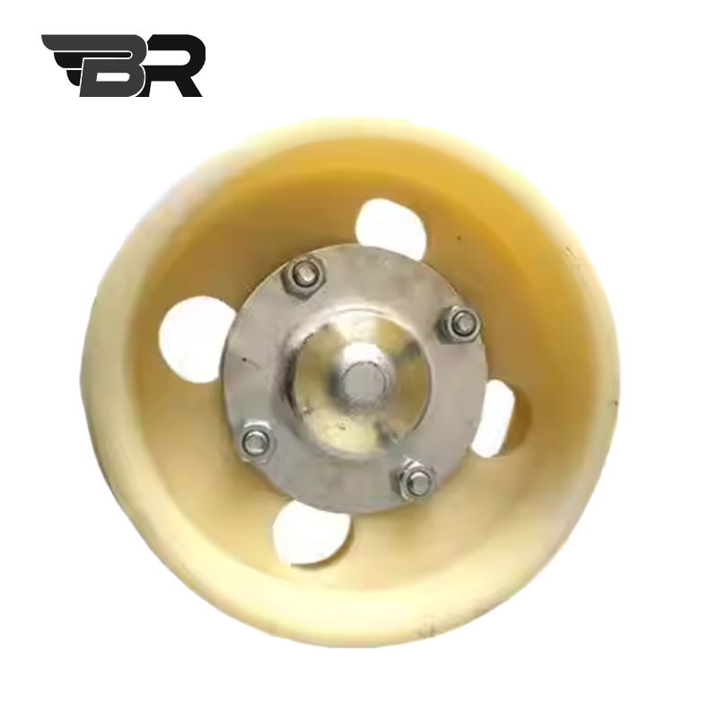 BR 车梯底座轮 215mm白尼龙 个高清大图