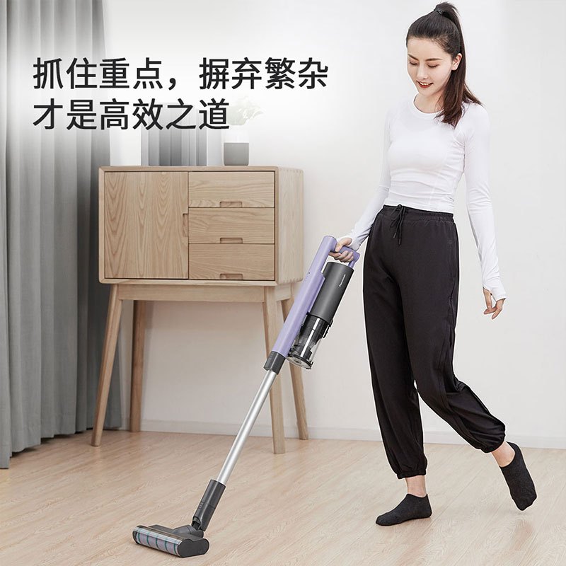 松下无线吸尘器家用小型大吸力手持低噪大功率床上车载两用除螨机MC-A10V高清大图