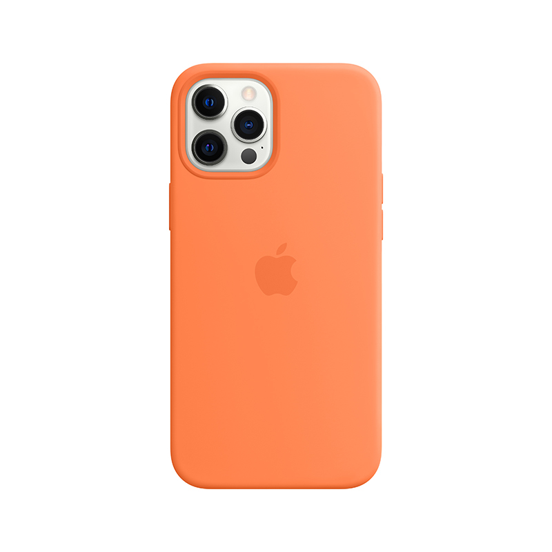 Apple 原装 iPhone 12 Pro Max MagSafe硅胶外壳 金橘色 12 Pro Max专用手机壳