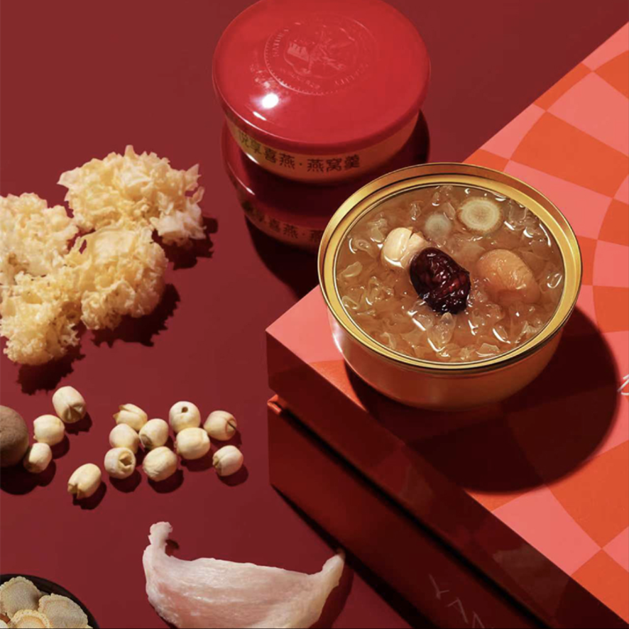 燕之屋 西洋参燕窝羹200g*6碗 即食燕窝礼盒高清大图