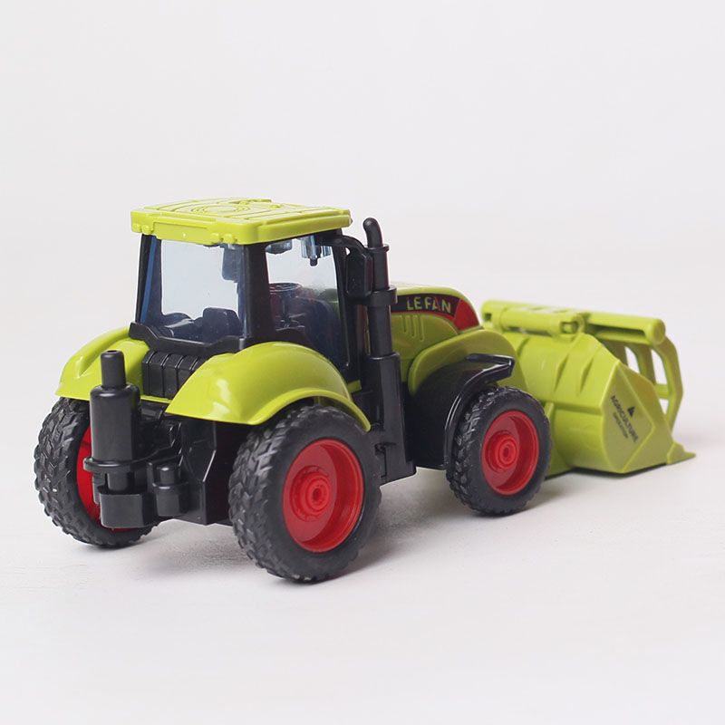 乐凡农场拖拉机男孩女孩宝宝耐摔会跑小玩具惯性拖车翻斗工程车 搬运