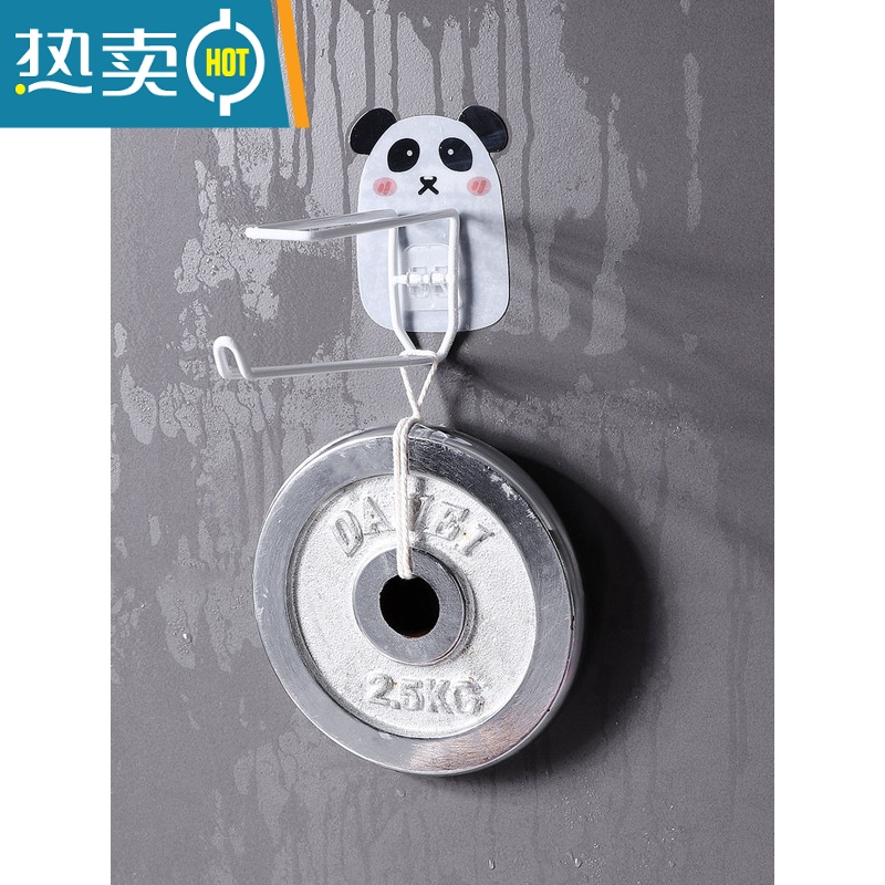 敬平衣架收纳架家用整理器阳台免打孔可爱夹子挂钩晾衣架壁挂挂衣架 升级不锈钢款 白色 1个衣夹高清大图