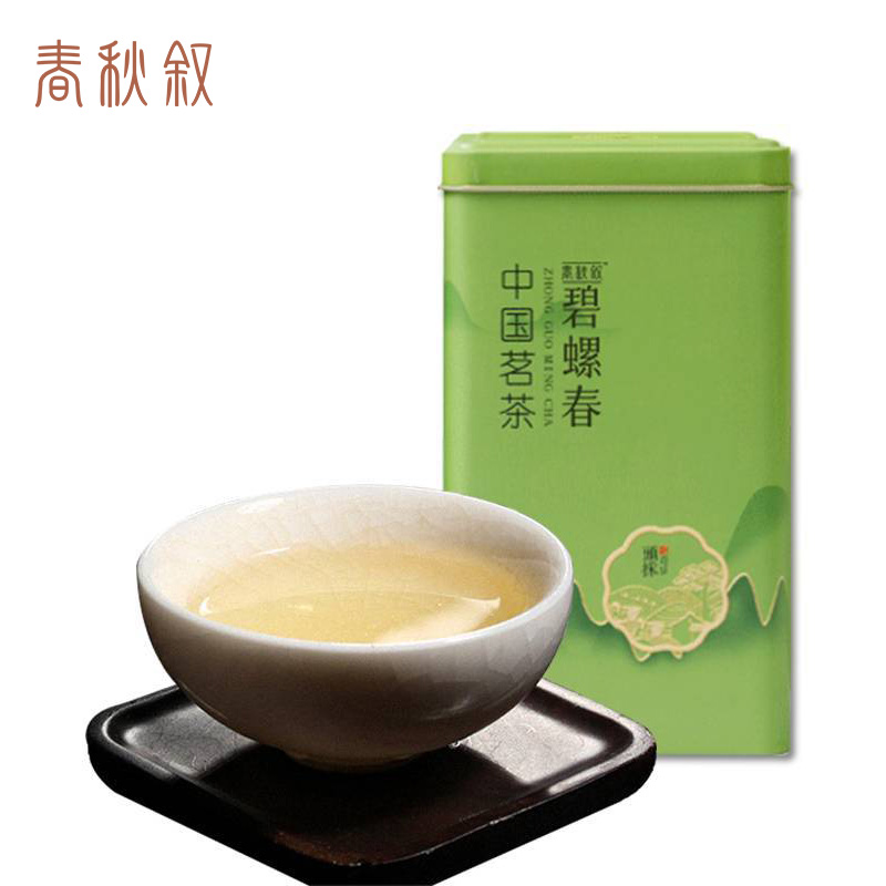 春秋叙 碧螺春 绿茶 特级 250g/罐高清大图