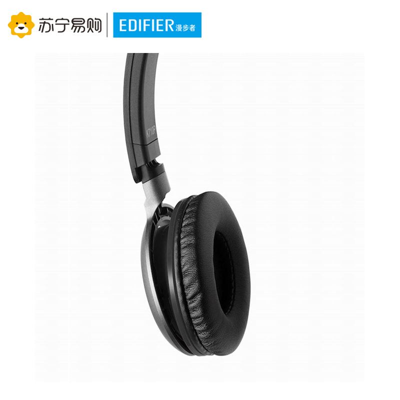 Edifier/漫步者 K710P头戴式手机笔记本电脑3.5mm插孔有线耳机耳麦便携麦克风 酷雅黑色