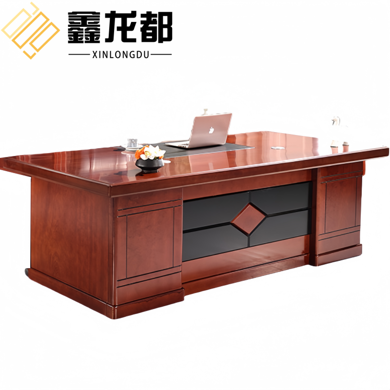 鑫龙都老板桌班桌高清大图