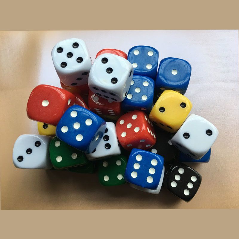 骰子22号圆角筛子酒吧麻将儿童识数识色大小号多型号筛子p9