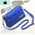 包包女2020夏季时尚潮女包妈妈包多层拉链单肩斜挎小包手机零钱包NEWLAKE 蓝色收藏宝贝送卡包