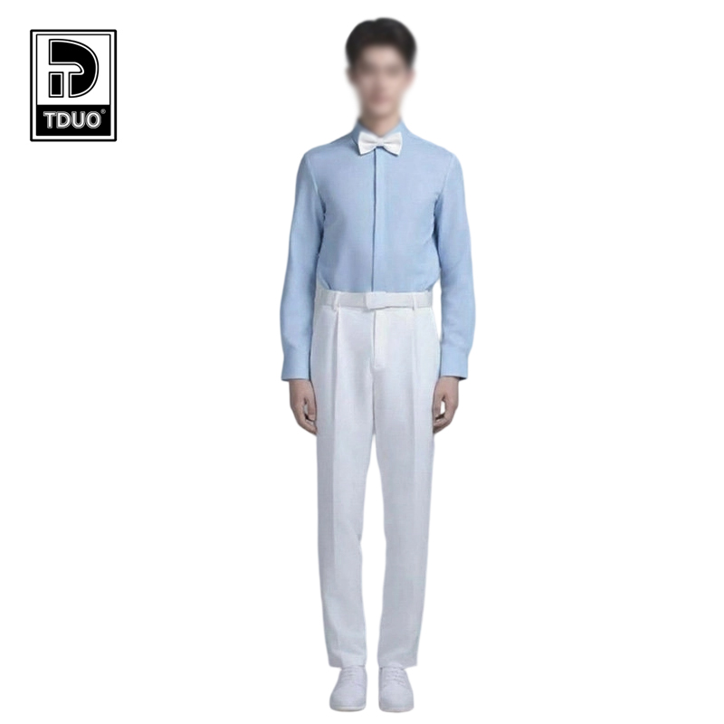 TDUO合唱服套装AQ32 套 松花江男+腰带+白领结 160