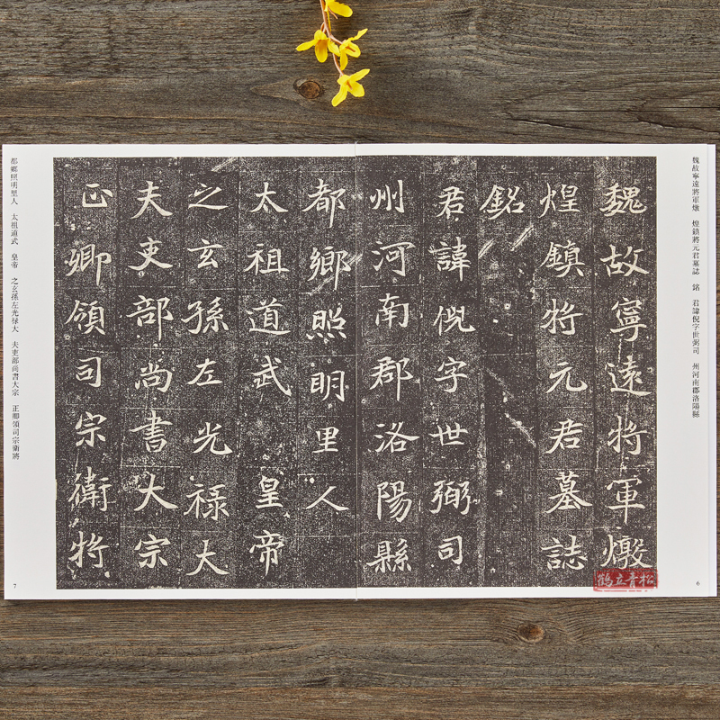 [正版]元倪墓志崔敬邕墓志 传世经典书法碑帖 北魏墓志铭放大系列 繁体旁注小楷书法字帖临摹魏碑楷书碑帖毛笔字帖