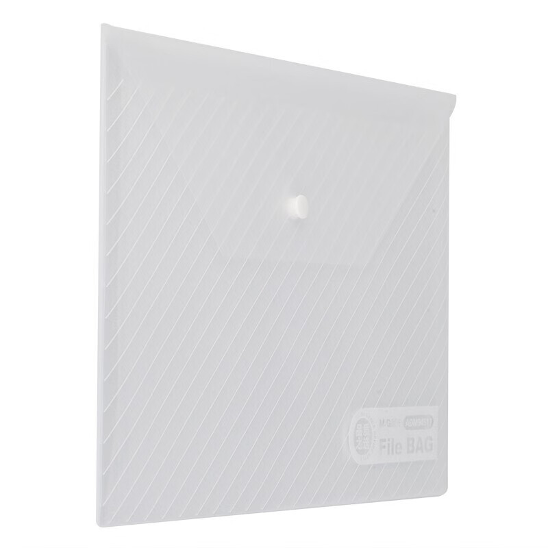 晨光(M&G) ADM94584 晨光纽扣袋斜纹 白色(12/包) 2包装高清大图