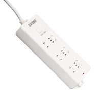 SAICKG SCC8-10880 三位5孔 三位2孔 1.8M 2500W 插排(单位:个)白