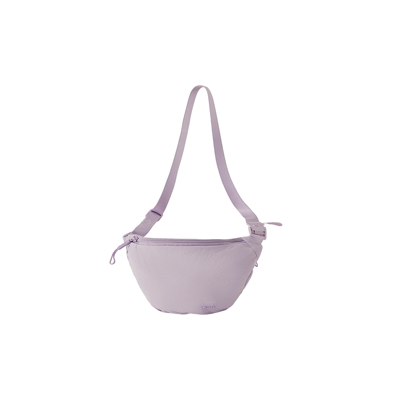 笑梦歌City walk月牙斜挎包MG6002樱花紫运动单肩骑行轻便小斜挎包高清大图