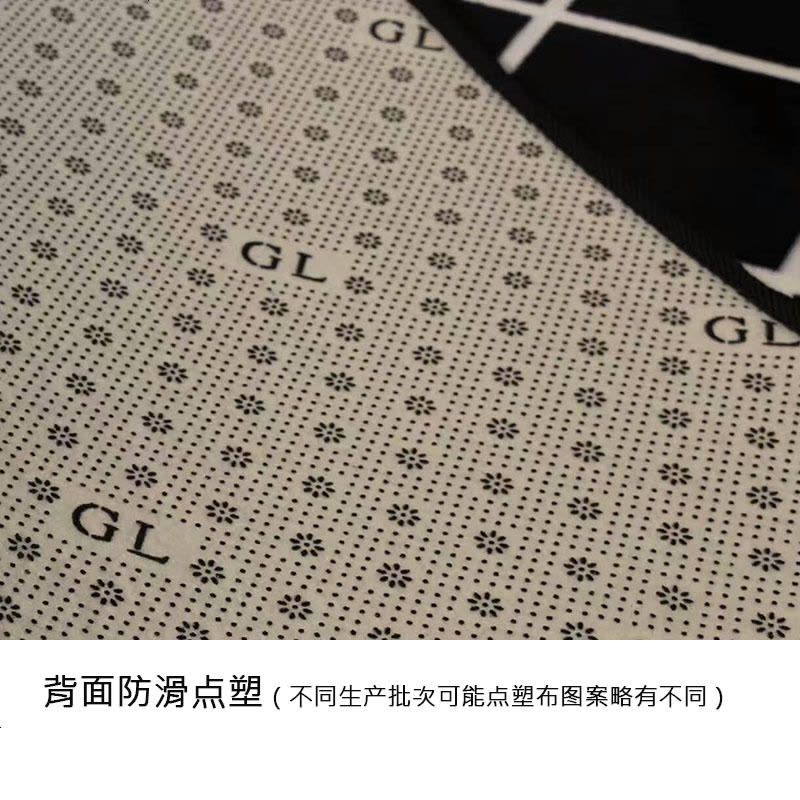 简约北欧风卧室客厅茶几家用亲肤绒地毯 飘窗玄关地垫脚垫 可机洗图片