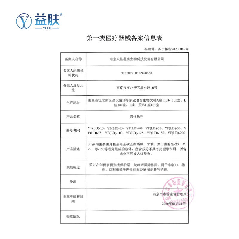 玻尿酸蓝膜 5片