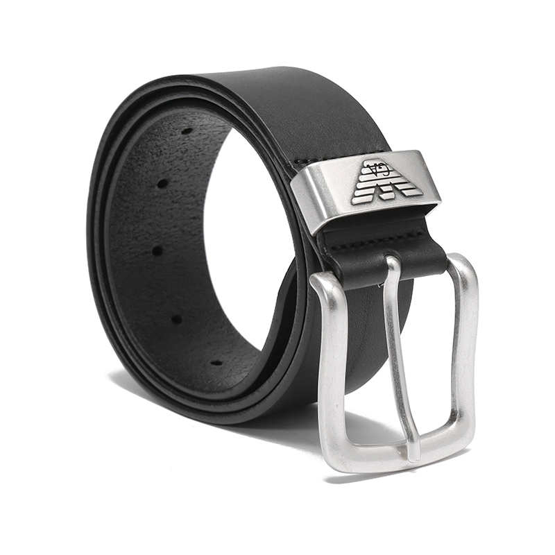 阿玛尼emporioarmani男士牛皮革鹰标不可裁剪皮带腰带y4s201ydd6g