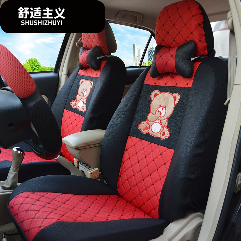 御捷电动汽车座套330祥和260老年代步车座椅套Q5SQ6Q8观光车坐垫