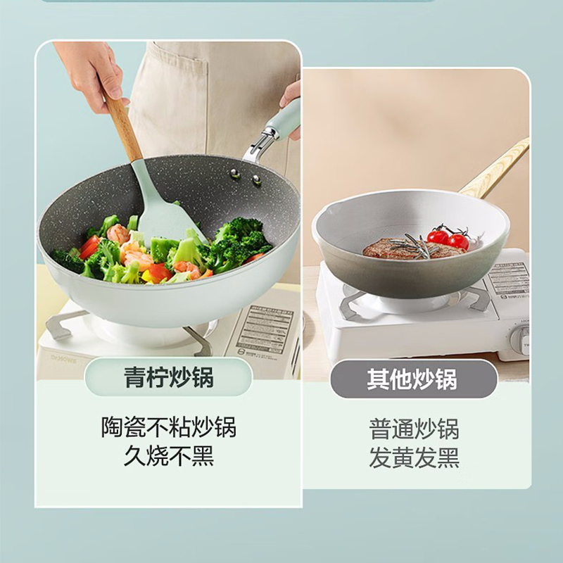 炊大皇青柠炒锅28cm CK71583.高清大图