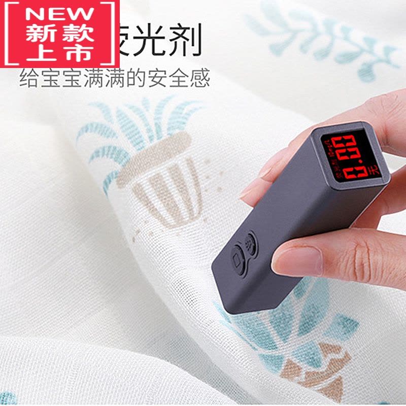 可莉允宝宝包裹巾双层纱布浴巾婴幼儿盖毯包巾被子儿童大毛巾夏薄款图片