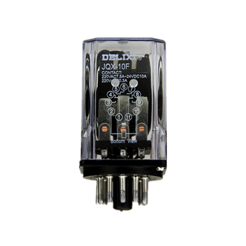 德力西小型中间继电器 CDZ9L-54P带灯14只脚 AC220V