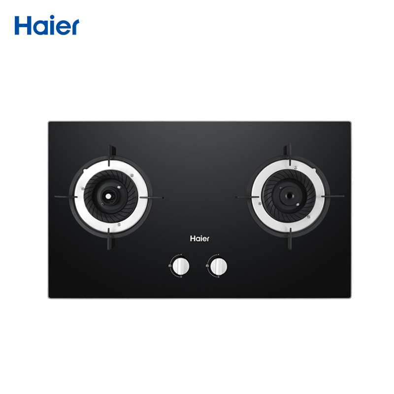 海尔(Haier)嵌入式 双眼灶 智能防干烧 5KW大火力 燃气灶具家用 JZT-QHA7B0(天然气) 海尔厨房电器高清大图