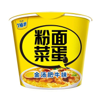 今麦郎 粉面菜蛋 金汤肥牛味*12桶 方便粉丝细米线粉条速食品
