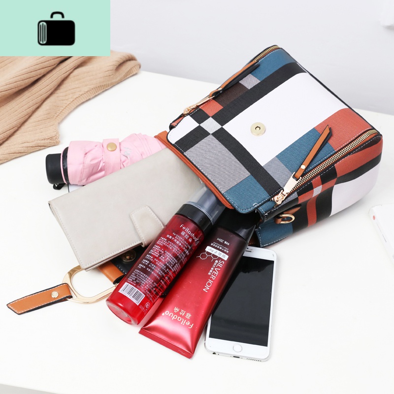 女包2020新款酷潮包包韩版大气百搭时尚斜挎单肩双肩背包NEWLAKE高清大图