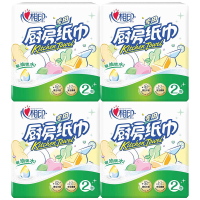 心相印卷纸厨房用纸吸油纸巾无香型食品接触级75节*8卷KT102