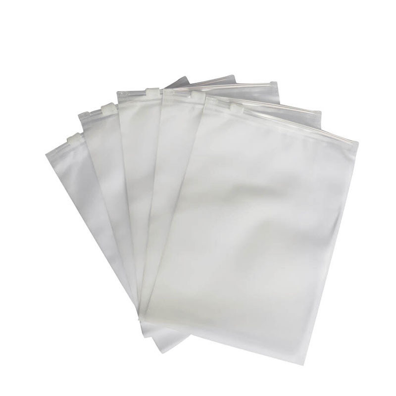 安赛瑞(SAFEWARE)磨砂拉链封口塑料袋24×35cm 双面厚200μm CPE材质 YX 100个装高清大图