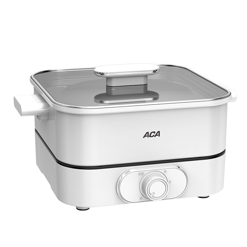 ACA北美电器多功能电煮锅3.8L炖煮电热火锅小电锅 分离式易清洗 ALY-38HG11J