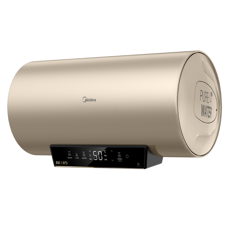 美的(Midea)电热水器F60-32DM8(HE)智能语音遥控/APP遥控60L 3200W速热 一级能效 节能省电