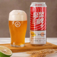海底捞啤酒 德式小麦/原浆白啤/大麦拉格啤酒 各2罐 组合装 500ml*6罐