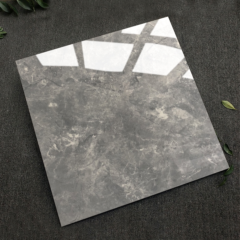 定制古达瓷砖地砖800x800客厅通体大理石地板砖80x80磁砖灰色