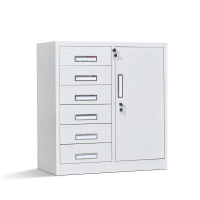 臻远 工厂存储柜资料柜 偏六斗矮柜 高830*宽750*深390mm