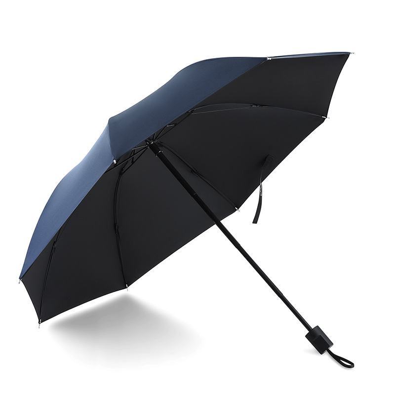 德世朗(DESLON) 雨伞遮阳伞 晴雨两用 高端实用 DM-5001A 蓝色 2件价 深蓝色 2件