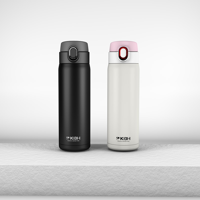 康巴赫（KBH）保温杯 316医用级不锈钢 500ml大容量 白色高清大图