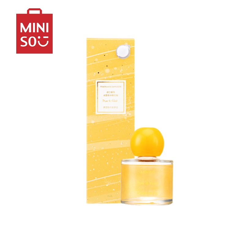 名创优品(miniso) 璀璨无火香薰白茶家用室内卧室房间厕所卫生间[英国梨与紫罗兰,80mL]