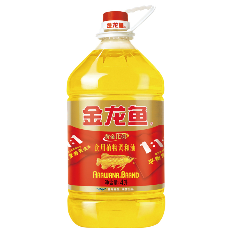 金龙鱼 黄金比例调和油 4L 调和油