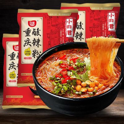 阿宽白家重庆酸辣粉袋装 红薯粉丝米线方便泡面粉条宿舍即食速食 3包