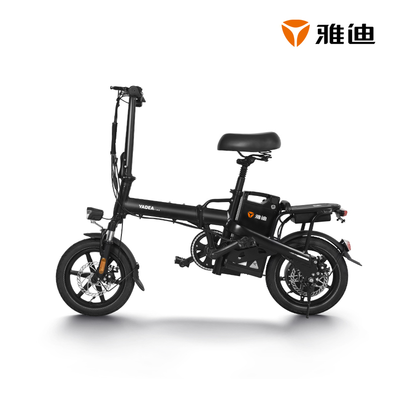 雅迪(yadea)电动车 M321PRO 代驾折叠车长续航48V20AH M321黑色