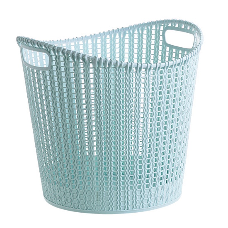 塑料脏衣服收纳筐卫生间脏衣篮家用洗衣篮脏衣篓玩具收纳篮 蓝色