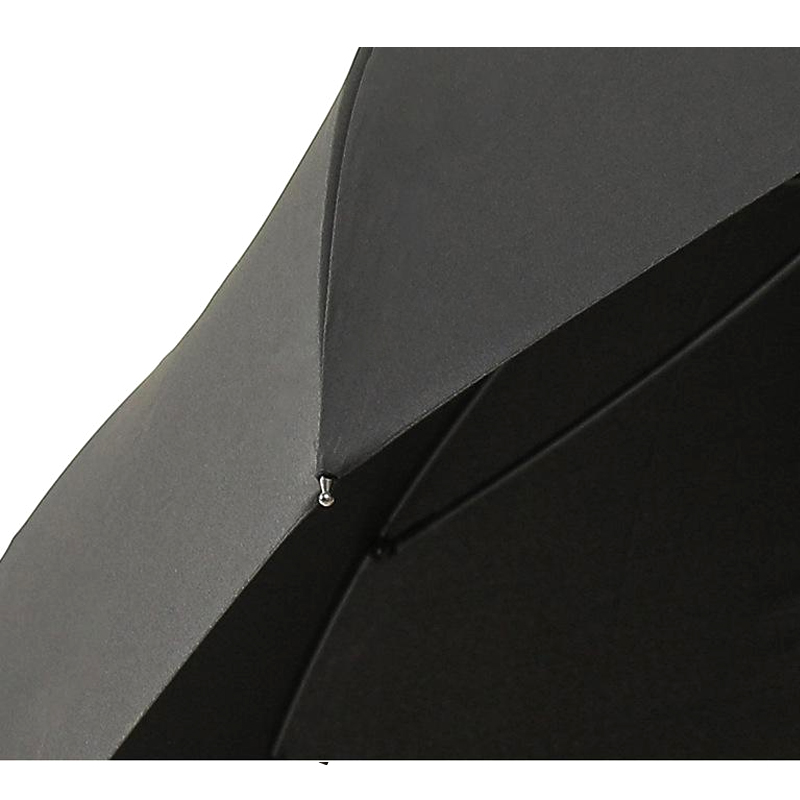 三极户外(Tri-Polar) TP7060复古8骨自动高尔夫木柄伞直杆 黑色 伞高清大图