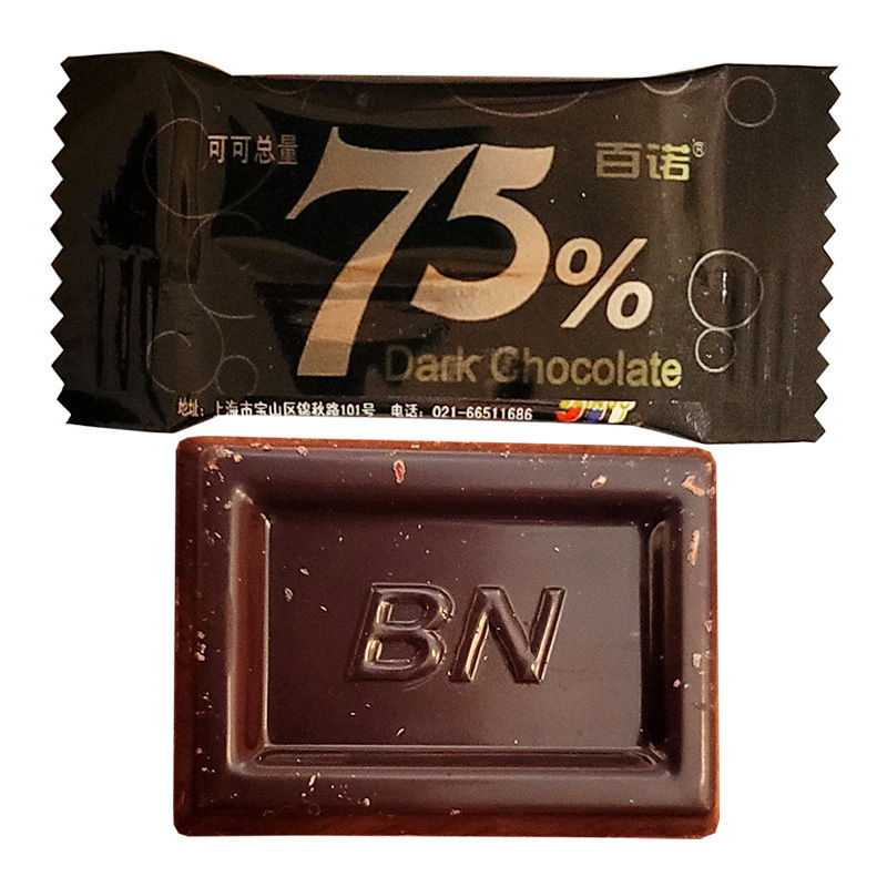 百诺黑巧克力75%88%53%散装混合250g/500g婚庆结婚喜糖休闲零食高清大图