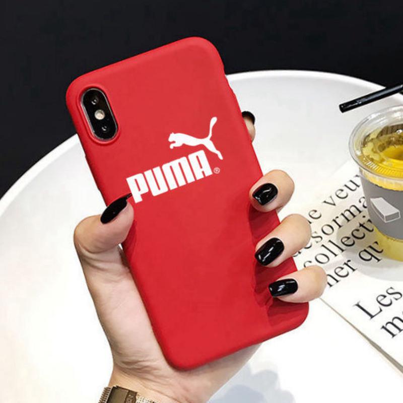 AJ潮牌iPhoneX手机壳XsMAX苹果7/8plus男女6splus情侣XR全包6软套 红色-彪马 苹果11pro[