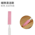 缝隙刷厕所马桶保温杯窗空调厨房一次性卫生间死角清洁刷子 粉色无纺布款(10支装)