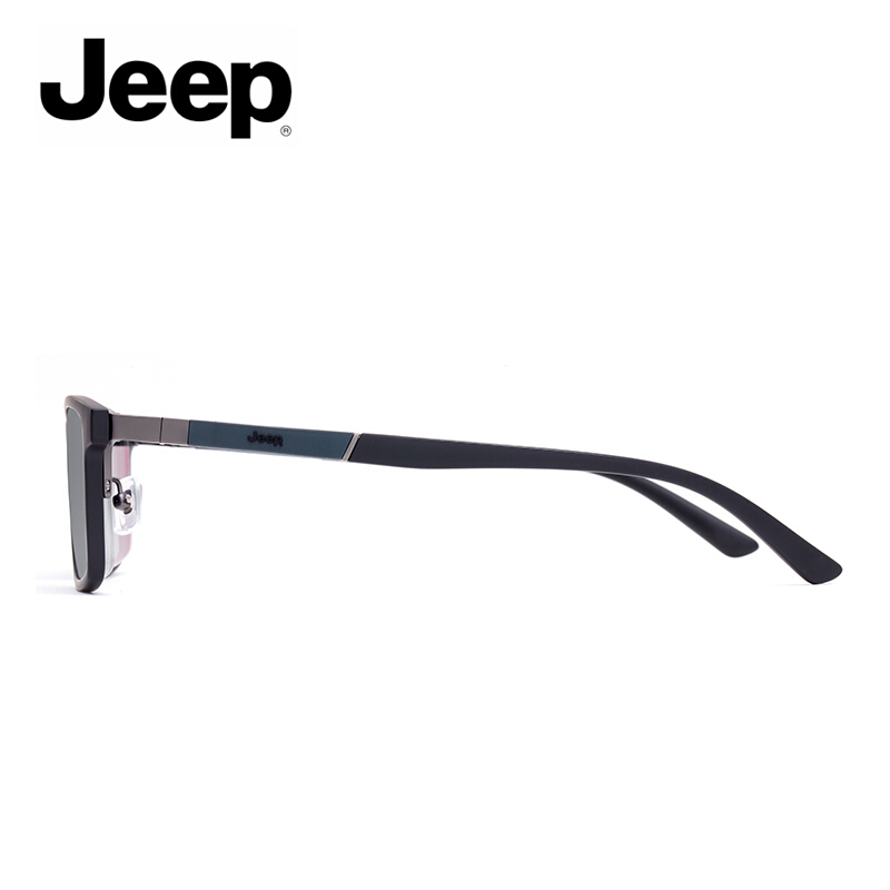 Jeep/吉普磁铁套镜男半框光学眼镜框偏光太阳镜商务镜架JEEPT7055